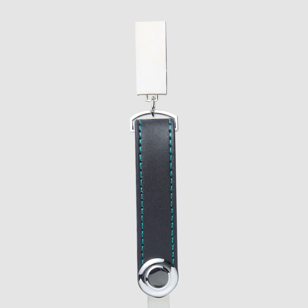 Mercedes AMG Petronas F1 Team Official Merchandise Leather and metal Key Ring