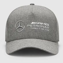 Load image into Gallery viewer, Mercedes AMG Petronas Formula One Team Official Merchandise Team Racer Cap-Grey