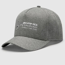 Load image into Gallery viewer, Mercedes AMG Petronas Formula One Team Official Merchandise Team Racer Cap-Grey