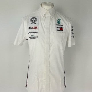 Team Issue Mercedes AMG Petronas Formula One Tommy Hilfiger Pit Shirt