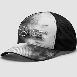 Mercedes AMG Petronas F1 Team Official Merchandise F1 Tie Dye Trucker Cap