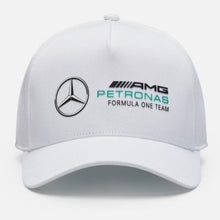 Load image into Gallery viewer, Mercedes AMG Petronas F1 Team Official Merchandise Team Racer Cap-White