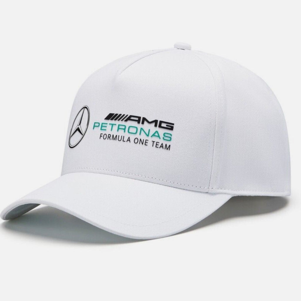 Mercedes AMG Petronas F1 Team Official Merchandise Team Racer Cap-White