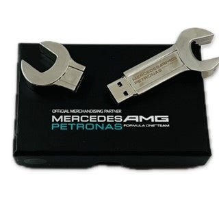 Mercedes AMG Petronas F1 Team Official Merchandise 8MB Spanner USB Stick In A Presentation Box - Pit-Lane Motorsport