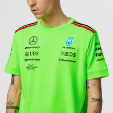 Load image into Gallery viewer, Official Merchandise Mercedes-AMG Petronas  F1 2023 Team Set Up T-shirt-Lime green