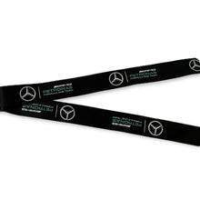 Load image into Gallery viewer, Mercedes AMG Petronas Formula One Team Official merchandise Fan collection Lanyard - Black