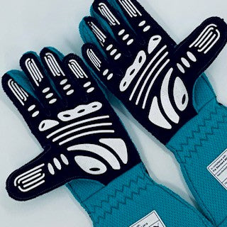 George Russell 2024 Mercedes AMG Petronas F1 Team  Used Race Gloves-Puma - Pit-Lane Motorsport