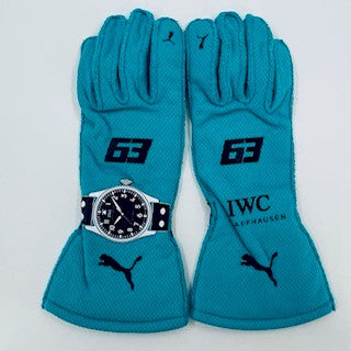 George Russell 2024 Mercedes AMG Petronas F1 Team  Used Race Gloves-Puma