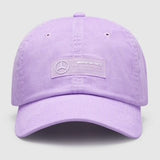 Mercedes AMG Petronas F1 Team Official Merchandise Retro Corduroy Cap-Lilac