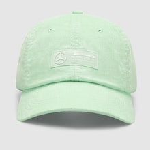 Load image into Gallery viewer, Mercedes AMG Petronas F1 Team Official Merchandise Retro Corduroy Cap-Mint