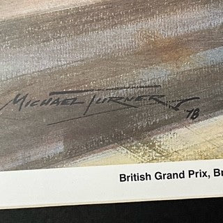 Origional 1978 Brands Hatch British Grand Prix Print by Michael Turner