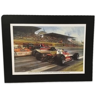 Origional 1978 Brands Hatch British Grand Prix Print by Michael Turner