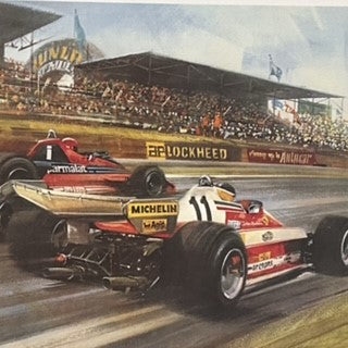 Origional 1978 Brands Hatch British Grand Prix Print by Michael Turner