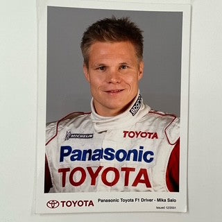 Panasonic Toyota F1 Team Team Official Driver Press Photograph -Miko Salo