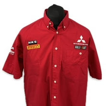 Load image into Gallery viewer, Mitsubishi  Motors RALLI-ART WRC World Rally Championship Team issue Pit Crew Shirt-Red