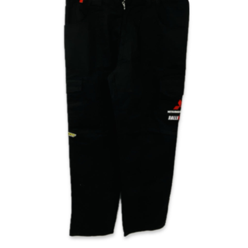 Mitsubishi  Motors RALLI-ART WRC World Rally Championship Team Issue Pit Crew Trousers-Brand New-Black