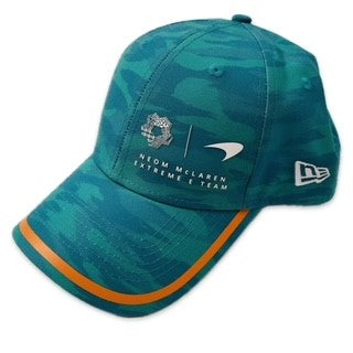 Neon  McLaren XE Italy Extreme E Racing Team New Era Official Merchandise Team Cap- Turquoise