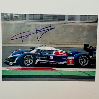 Nicolas Minassian Hand Signed Peugeot 908 HPI FAP Le Mans Team Photograph