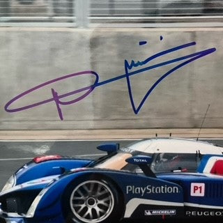 Nicolas Minassian Hand Signed Peugeot 908 HPI FAP Le Mans Team Photograph