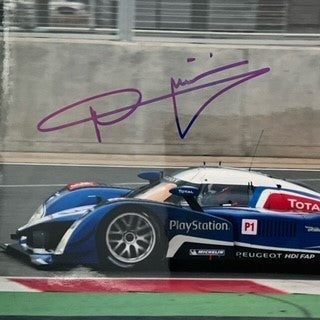 Nicolas Minassian Hand Signed Peugeot 908 HPI FAP Le Mans Team Photograph