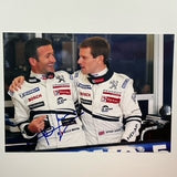 Nicolas Minassian Hand Signed Portrait  Peugeot 908 HPI FAP Le Mans Team Photograph