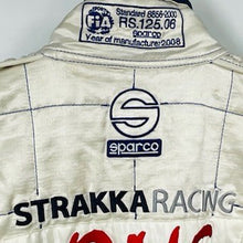 Load image into Gallery viewer, Nick Leaventis Strakka Racing Aston Martin DBR9 GT1 Le Mans Series Used Race Suit 2008