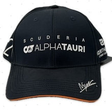 Load image into Gallery viewer, Nyck De Vries Scuderia Alpha Tauri Formula One Team Driver Cap Official Merchandise-Blue