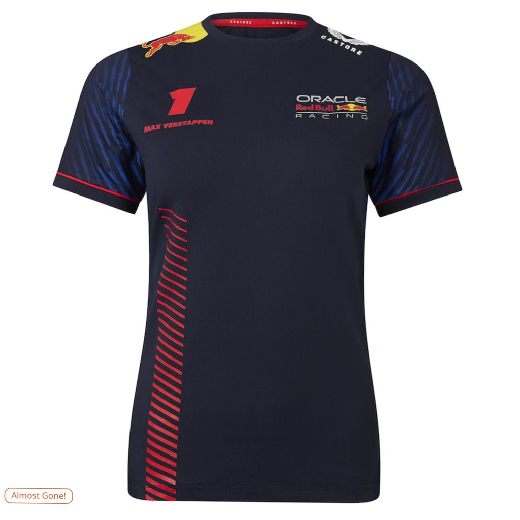 Oracle Red Bull Racing 2023 Team Max Verstappen Driver T-Shirt - Womens