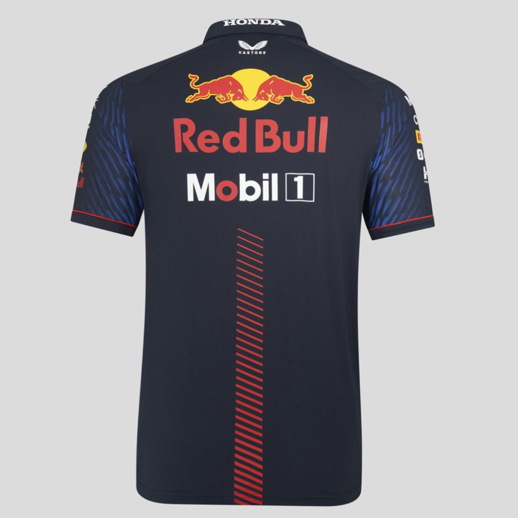 Official Merchandise Oracle Red Bull Racing Team Polo Shirt 2023-Navy Blue