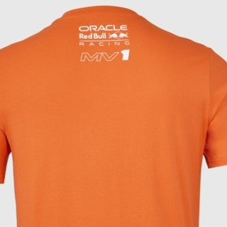 Max Verstappen #1 World Champion Oracle Red Bull Racing F1 Team Unisex Driver T-Shirt Exotic Orange
