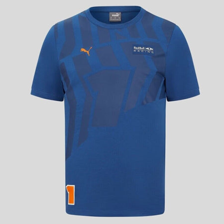 Max Verstappen #1 World Champion Oracle Red Bull Racing F1 Team Unisex Driver Special Edition Zandvoort GPT-Shirt Blue - Pit-Lane Motorsport