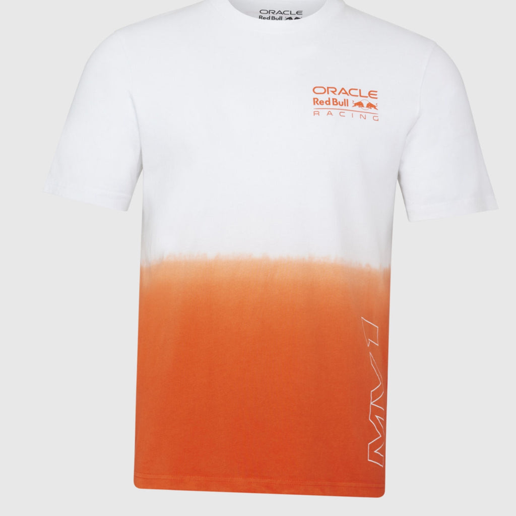 Max Verstappen #1 World Champion Oracle Red Bull Racing F1 Team Unisex Driver T-Shirt Exotic Orange/White