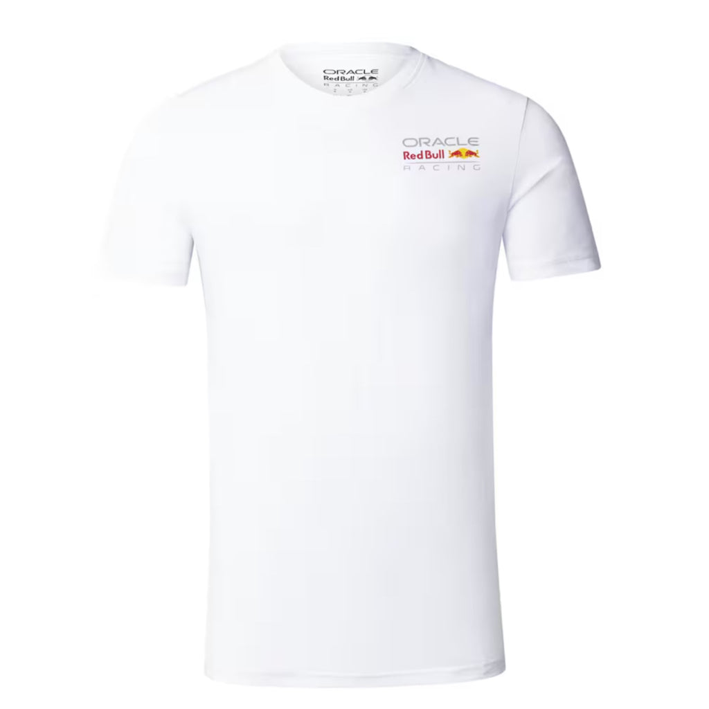 Oracle Red Bull Racing Large Logo T-shirt - White - Unisex