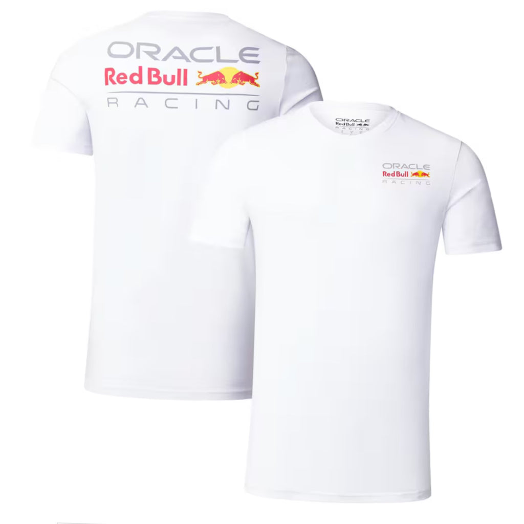 Oracle Red Bull Racing Large Logo T-shirt - White - Unisex