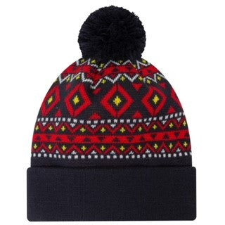 Oracle Red Bull Racing F1 Team Official New Era Merchandise Adults Team Winter Bobble Beanie