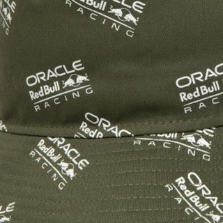 Copy of Oracle Red Bull Racing F1 Team Official Merchandise Adults Team New Era All Over Print  Bucket Hat-Khaki