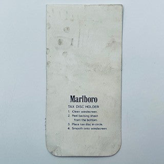 1982 Marlboro British Grand Prix Brands Hatch Event Tax Disc Holder