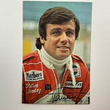 Patrick Tambay Hand Signed Marlboro McLaren F1 Team Origional 1970's Promo Card.