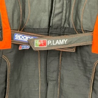 Pedro Lamy Aston Martin Racing V8 Vantage GTE 2015 ALMS Sparco Race Used Suit