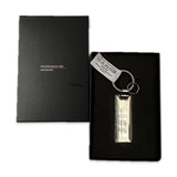 Porsche Motorsport Official Team Merchandise Metal Logo Keyring  in Gift Box- Silver