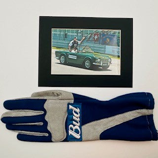 Ralf Schumacher BMW Williams F1 Team Race Used Glove & Hand Signed Photograph