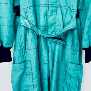 2024 Mercedes AMG Petronas F1 Team Issued Mechanics Race Suit Front Jack Man-Teal - Pit-Lane Motorsport