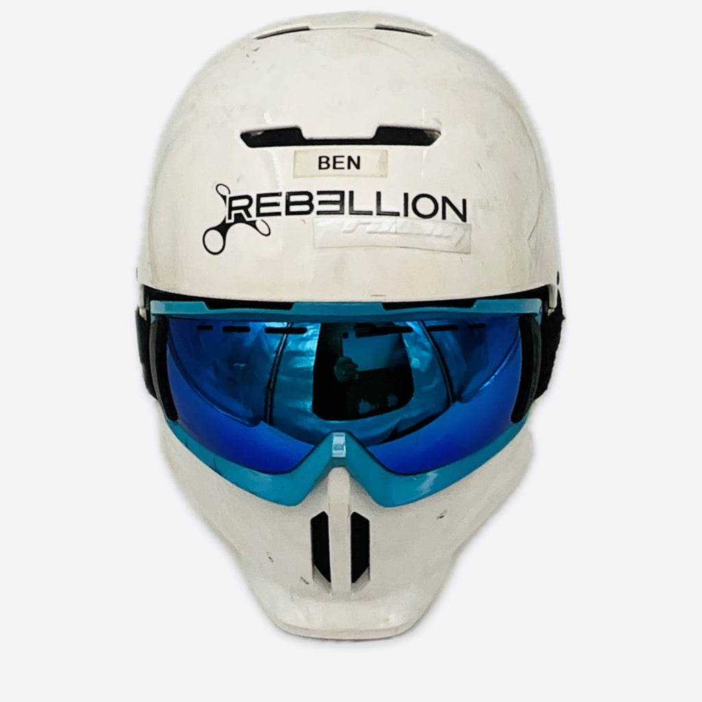 Rebellion Racing t Le Mans Team Issue Mechanics RuRoc Pit Crew Helmet-White