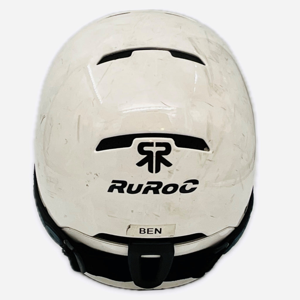 Rebellion Racing t Le Mans Team Issue Mechanics RuRoc Pit Crew Helmet-White