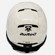 Load image into Gallery viewer, Rebellion Racing t Le Mans Team Issue Mechanics RuRoc Pit Crew Helmet-White