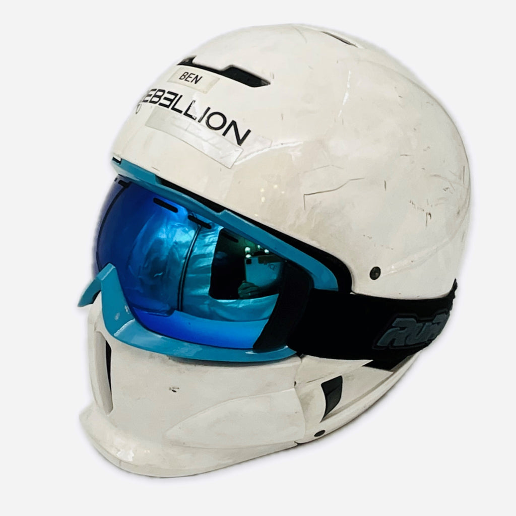 Rebellion Racing t Le Mans Team Issue Mechanics RuRoc Pit Crew Helmet-White