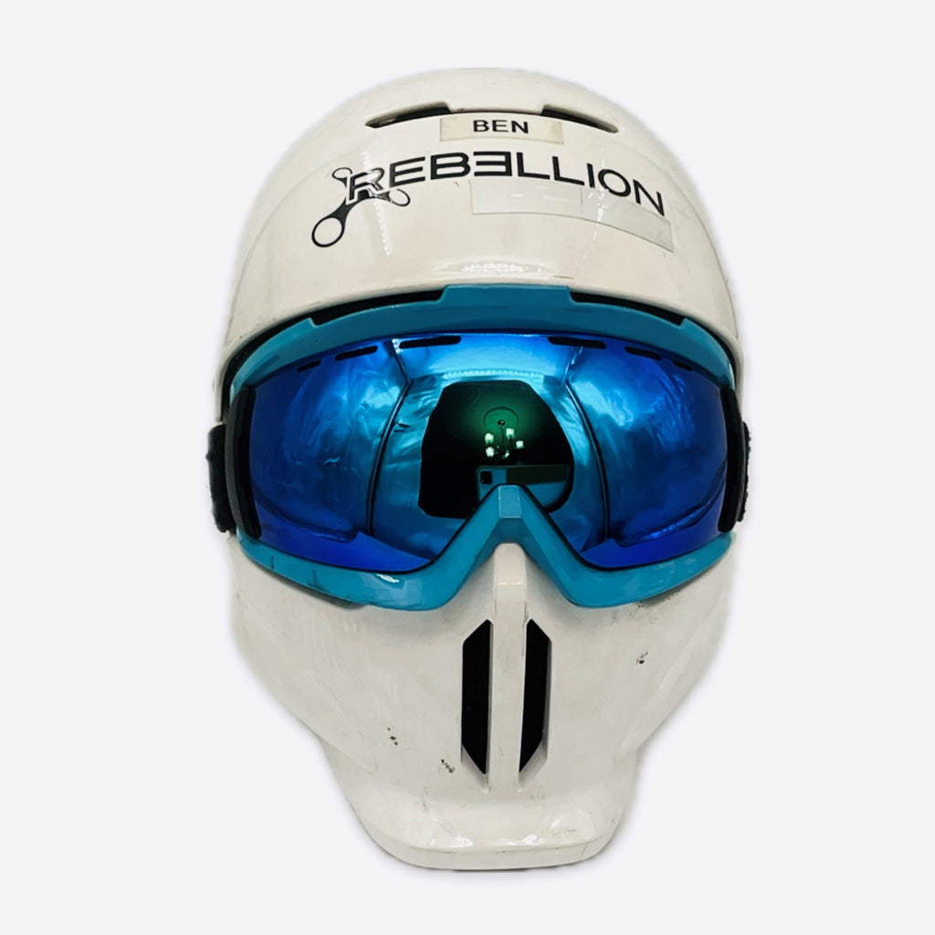 Rebellion Racing t Le Mans Team Issue Mechanics RuRoc Pit Crew Helmet-White