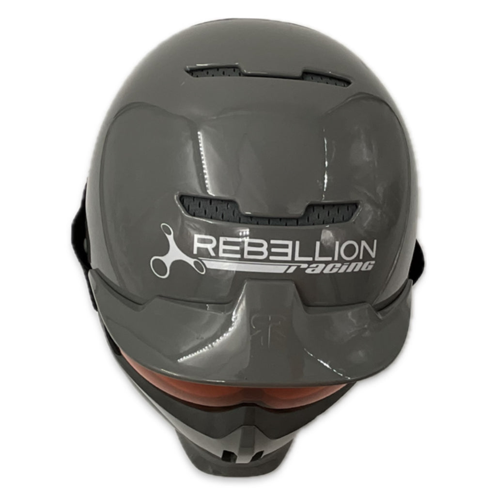 Rebellion Racing t Le Mans Team Issue Mechanics RuRoc Pit Crew Helmet-Grey