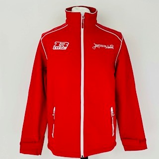Rebellion Racing R-ONE Le Mans Team Issue Pit Crew Full Zip SoftShell Jacket-Red