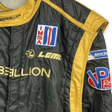 Load image into Gallery viewer, Lotus Rebellion Racing Le Mans Team 2013 ALMS Team Issue OMP 3-Layer FIA Standard 8856 Race Suit